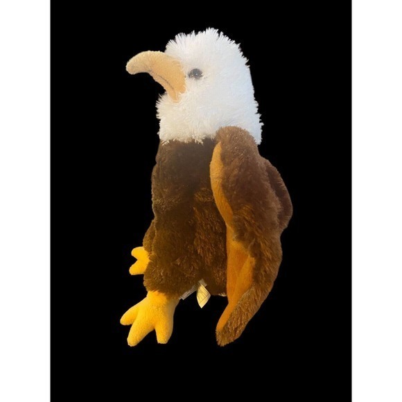 Conservation Critters Wild Life Artist Bald Eagle Soft 8” Plush Stuffed Bird‎ - Picture 2 of 6